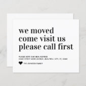 Begroting die we hebben verplaatst Bezoek eerst Ka (Voorkant / Achterkant)