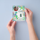 Begroting Dinosaur Birthday Party Flyer (Hand)