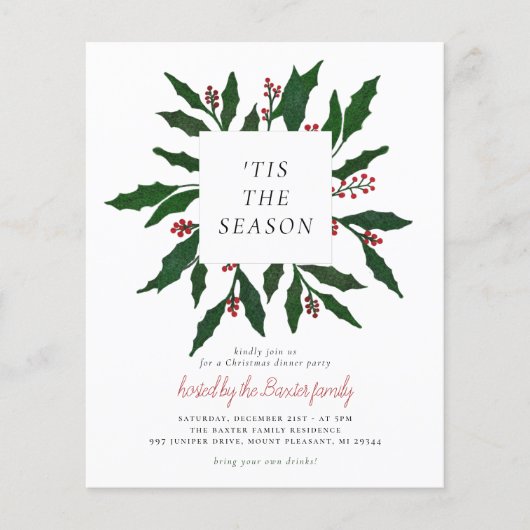 Begroting: dit is het seizoen | Kerstfeest (Voorkant)