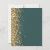 Begroting donkergroene gouden weddenschappen (Achterkant)