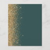 Begroting donkergroene gouden weddenschappen (Achterkant)