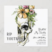 Begroting Dood aan mijn 20e verjaardag schedel (Voorkant / Achterkant)