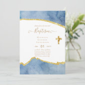 BEGROTING Doop Christening Eerste Communie UITNODI Kaart (Staand voorkant)