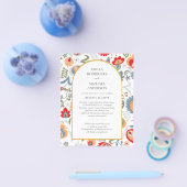 BEGROTING Dubbelzijdige tweedeling van de BWD-kuns Flyer (Enkel)