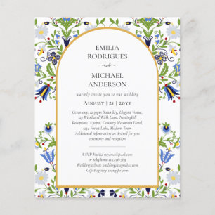 BEGROTING Dubbelzijdige tweedeling van de BWD-kuns Flyer