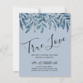 Begroting DUSTY BLUE Foliage Weddenschap (Voorkant)