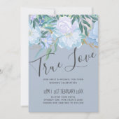 Begroting DUSTY BLUE Foliage Weddenschap (Voorkant)