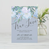 Begroting DUSTY BLUE Foliage Weddenschap (Staand voorkant)