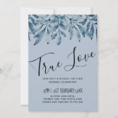 Begroting DUSTY BLUE Foliage Weddenschap (Voorkant)