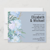 Begroting DUSTY BLUE Foliage Weddenschap (Voorkant)