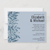 Begroting DUSTY BLUE Foliage Weddenschap (Voorkant)