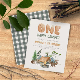Begroting één Happy Camper Virtual 1st Birthday