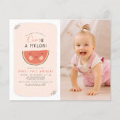 Begroting één in een Melon Girl 1e verjaardag (Voorkant)