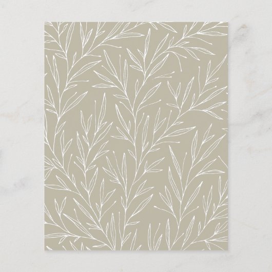 Begroting een klein Baby shower van het meisje van (Achterkant)