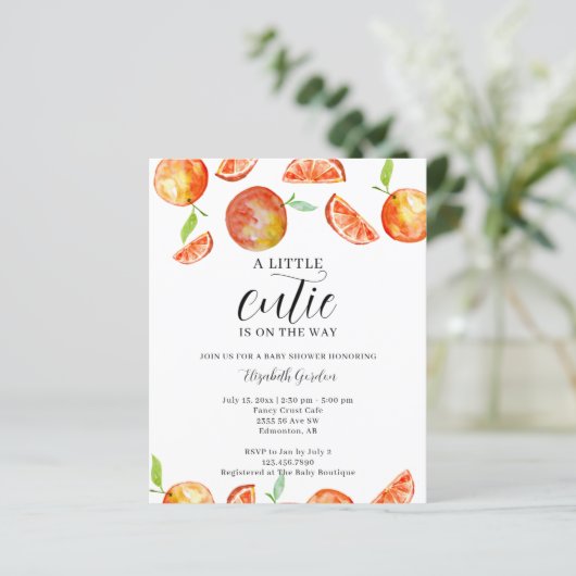 Begroting Een kleine besnoeiing op de weg Baby sho (Staand voorkant)