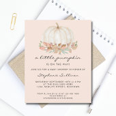 Begroting Een kleine pompoenFloral Baby shower nod