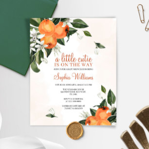 Begroting een kleine uitnodiging tot Baby shower b
