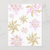 BEGROTING Een kleine uitnodiging tot Baby shower S (Achterkant)