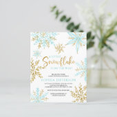 BEGROTING Een kleine uitnodiging tot Baby shower S (Staand voorkant)