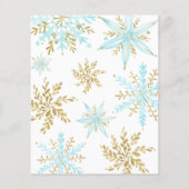 BEGROTING Een kleine uitnodiging tot Baby shower S (Achterkant)