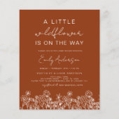 Begroting een kleine uitnodiging tot Baby shower v (Voorkant)