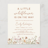 Begroting een kleine uitnodiging tot Baby shower v (Voorkant)