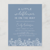 Begroting een kleine uitnodiging tot Baby shower v Flyer (Voorkant)