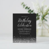 Begroting eender welke Age Birthday Silver Black G (Staand voorkant)