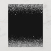 Begroting eender welke Age Birthday Silver Black G Flyer (Achterkant)