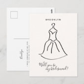BEGROTING Eenvoudig dress-briefvormig voorstel Kaa Briefkaart (Voorkant / Achterkant)