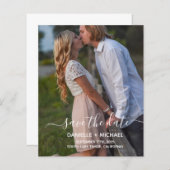 Begroting Eenvoudig sparen de Datum met Foto (Voorkant / Achterkant)