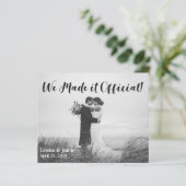 BEGROTING eenvoudig We hebben het officieel aangek (Staand voorkant)