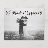 BEGROTING eenvoudig We hebben het officieel aangek (Voorkant)