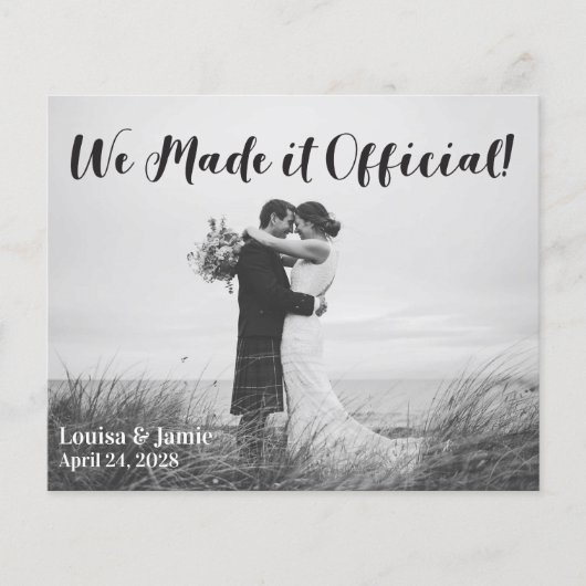 BEGROTING eenvoudig We hebben het officieel aangek (Voorkant)