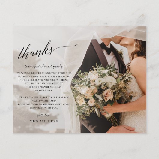 Begroting Eenvoudige handgeschreven foto met handg (Voorkant)