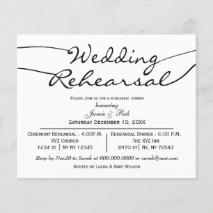 Begroting eenvoudige, moderne repetitieve uitnodig