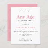 Begroting Eenvoudige uitnodiging tot het indienen (Voorkant / Achterkant)