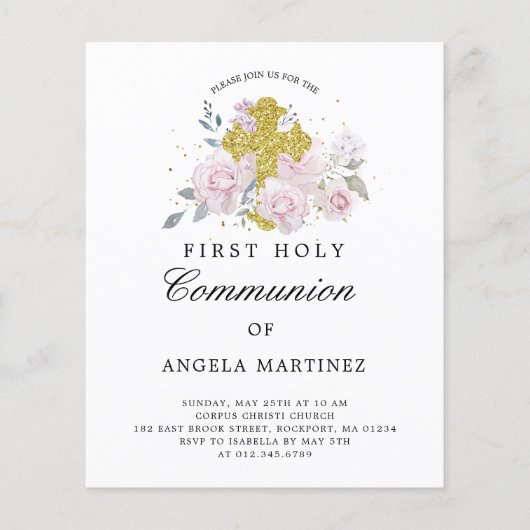 Begroting eerste communautaire uitnodiging tot roz (Voorkant)