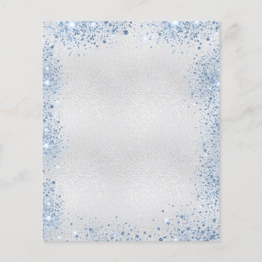 Begroting eerste communautaire zilverblauwe uitnod (Achterkant)