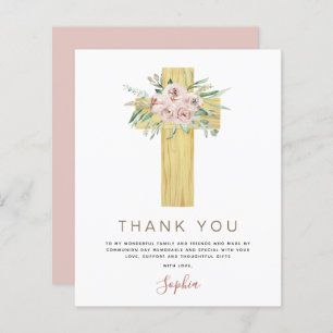 Begroting Eerste Heilige Communie Dank u droog roz