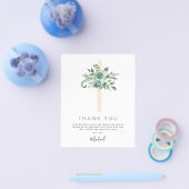 Begroting Eerste Heilige Communie Dank u Eucalyptu Flyer (Enkel)