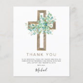 Begroting Eerste Heilige Communie Dank u Eucalyptu Flyer (Voorkant)