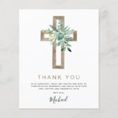 Begroting Eerste Heilige Communie Dank u Greenery (Voorkant)