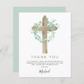 Begroting Eerste Heilige Communie Dank u Sage Gree (Voorkant / Achterkant)