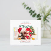 Begroting eerste kerstdag Baby Foto's vakantiekaar (Staand voorkant)