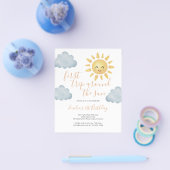 Begroting eerste reis rond de zon flyer (Enkel)