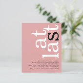 BEGROTING Eindelijk QR Code Dusty Roos Text Verlov (Staand voorkant)