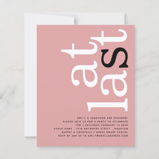 BEGROTING Eindelijk QR Code Dusty Roos Text Verlov (Voorkant)