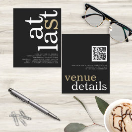 BEGROTING Eindelijk QR Code White Gold Black Verlo