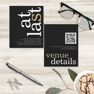 BEGROTING Eindelijk QR Code White Gold Black Verlo